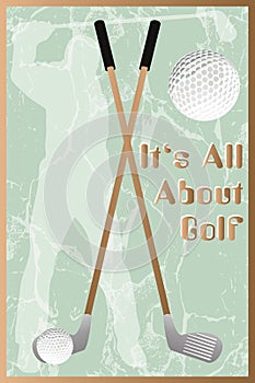 Golf poster